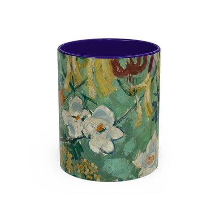 Flowers by August Babberger Colorful Mugs (11oz, 15oz)