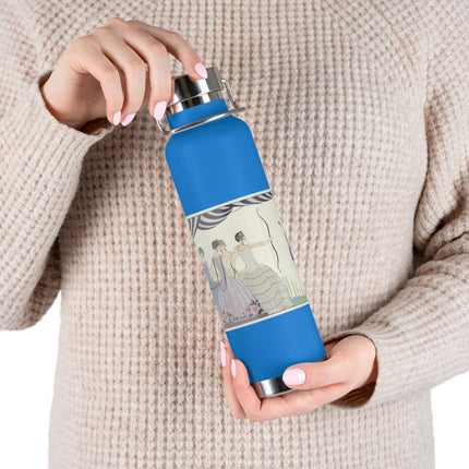 Visez au coeur, belles dames! by George Barbier Copper Vacuum Insulated Bottle, 22oz
