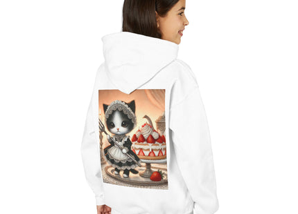 Patisserie Kitten Youth Heavy Blend Hooded Sweatshirt