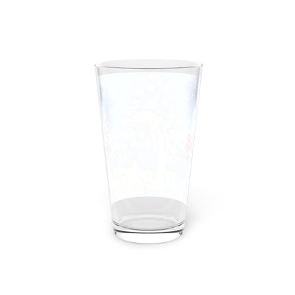 🎋❄️ The Winter Lantern Celebration Pint Glass – Elegant Asian Christmas Fantasy