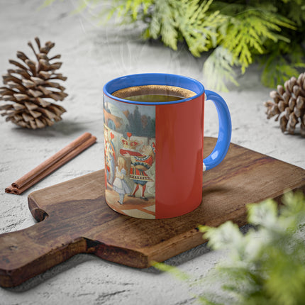 Off with her head! Off with— by Sir John Tenniel Colorful Mugs, 11oz