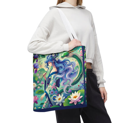 Fairy of the Koi Pond Tote Bag – Mystical Harmony & Pond Enchantment