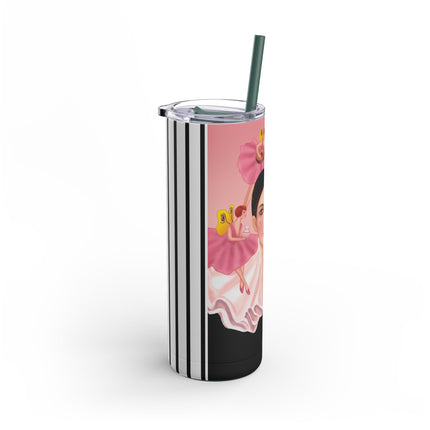 Pierrot & Fairies Dressed in Pink by Sofia Chiostri Skinny Matte Tumbler, 20oz