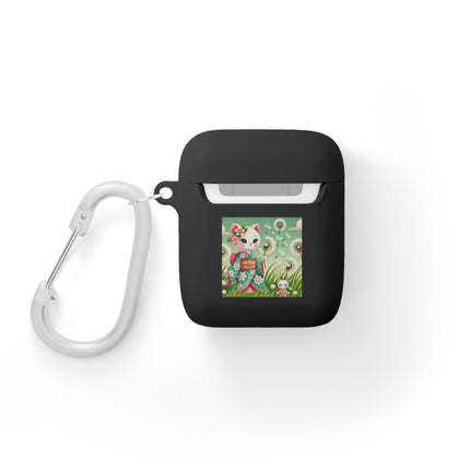 Geisha Kitten and the Dandelion Wish AirPods and AirPods Pro Case