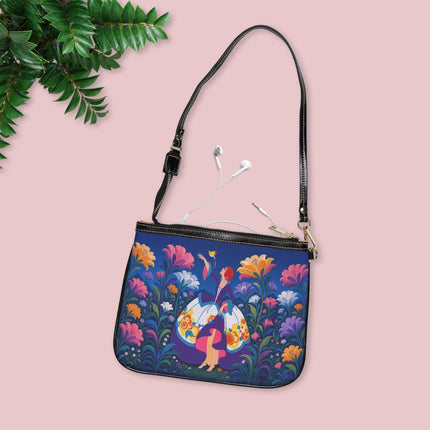 🐦🌸 The Enchanted Birdsong Small Shoulder Bag – Art Deco Garden Whimsy