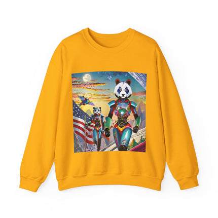 Cyber Punk Robots Unisex Heavy Blend™ Crewneck Sweatshirt