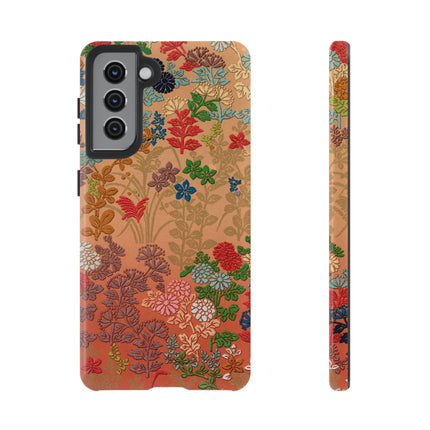 Ornamental Japanese Flower Pattern Phone Cases