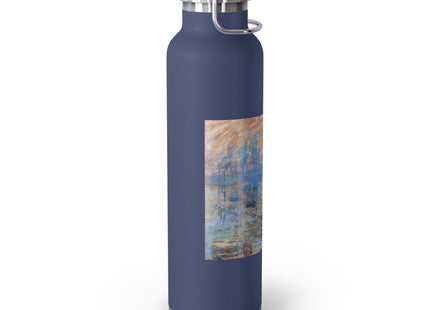 Sunrise by Claude Monet Copper Vacuum Insulated Bottle, 22oz