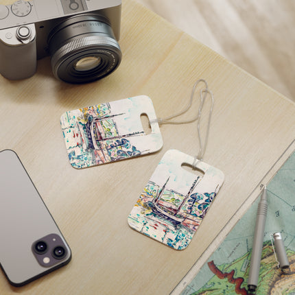 Concarneau by Paul Signac Luggage Tags