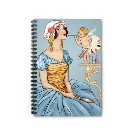 The Enchanting Painter: A Fairy's Artistic Touch Spiral Notebook - Ruled Line