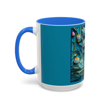 Ethereal Moonlit Lake Colorful Mugs (11oz, 15oz)