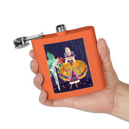 Enchanted Courtship Flask – Whimsical Elegance & Floral Romance