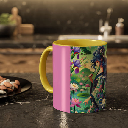 Fairy of the Koi Pond Colorful Mugs (11oz, 15oz)