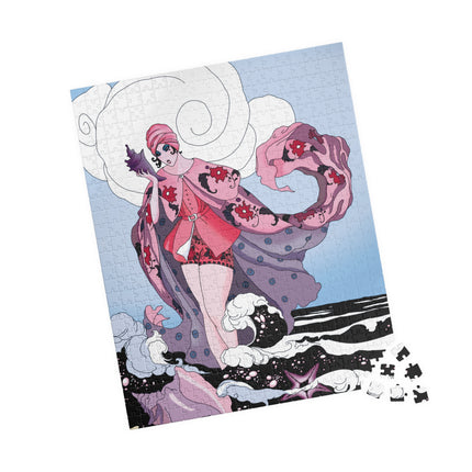 Goddess of the Swirling Sea Puzzle (110, 252, 520-piece)