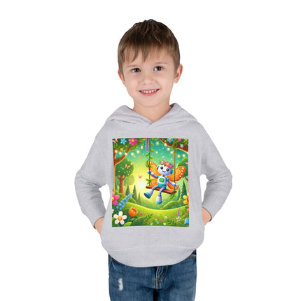 Robot Fairy Toddler Pullover Fleece Hoodie
