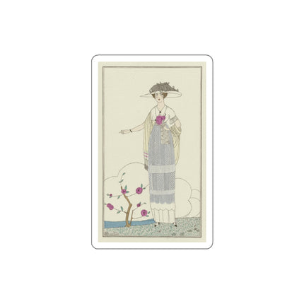 Robe de linon (Linen Dress) by Charles Martin Die-Cut Stickers (5 Stickers)