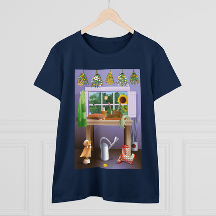 A Gardener's Haven Women's Midweight Cotton Tee