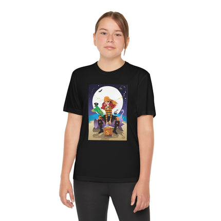 Moonlit Pirate Halloween Youth Competitor Tee