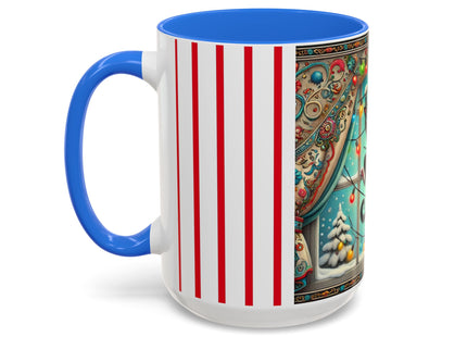 Mischief in Tinselland Colorful Mugs (11oz, 15oz)