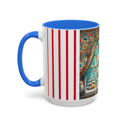 Mischief in Tinselland Colorful Mugs (11oz, 15oz)