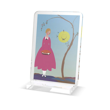 Apple Pie Day Acrylic Plaque – Whimsical Storybook Charm & Gentle Innocence