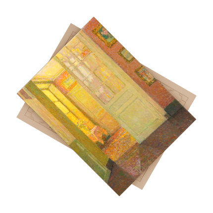 Interior, Window Light by Henri Le Sidaner Ceramic Tile
