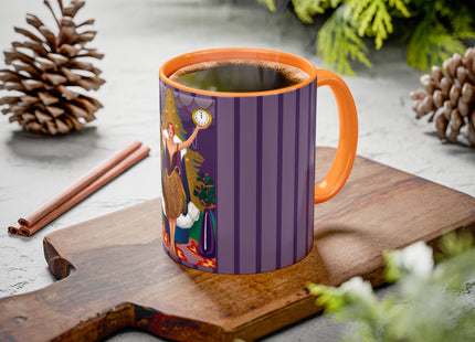 Countdown to Christmas Elegance Colorful Mugs (11oz, 15oz)