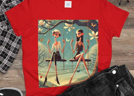 Whispers on the Spring Swing Cotton Tee