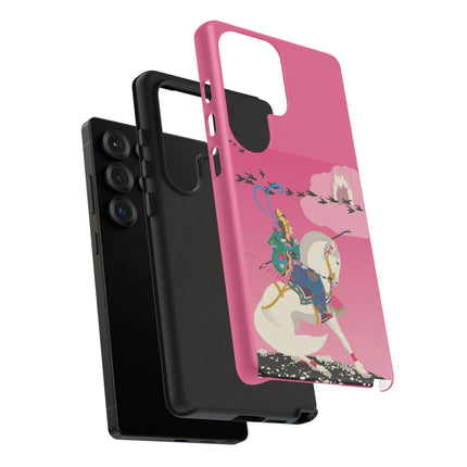 Samurai Princess on the White Steed Phone Case – Epic Grace & Mythic Power