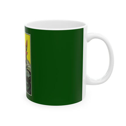 Splendor in Green Ceramic Mug 11oz