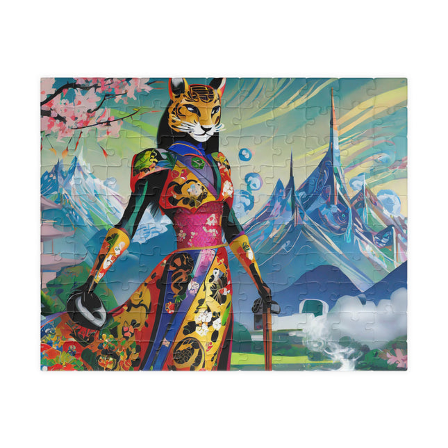 Cyber Cat Glamour Puzzle (110, 252, 520, 1014-piece)