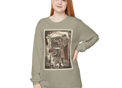 Bric-A-Brac by Fernand Siméon Garment-dyed Long Sleeve T-Shirt