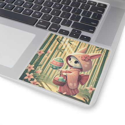 Geisha Kitten’s Easter Kiss-Cut Stickers (4 Sizes)
