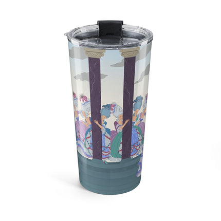 🎭🌸 Blindman’s Bluff Tumbler, 20oz – Rococo Courtship Whimsy