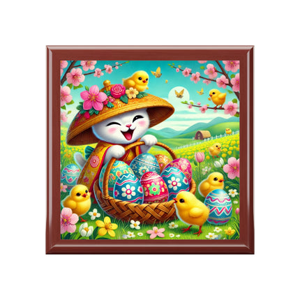 Geisha Kitten’s Easter Delight Jewelry Box