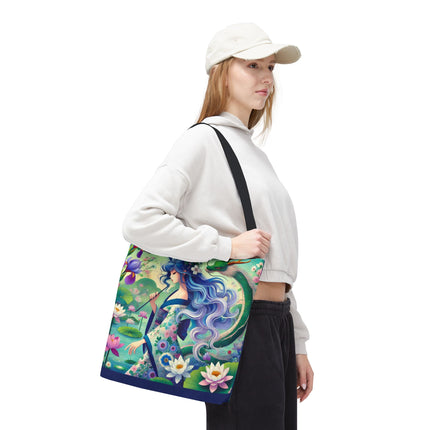 Fairy of the Koi Pond Tote Bag – Mystical Harmony & Pond Enchantment