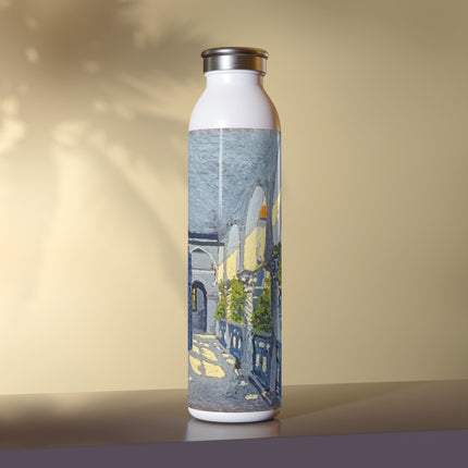 Gallery of a Moroccan Riad by George Gaudion Slim Water Bottle