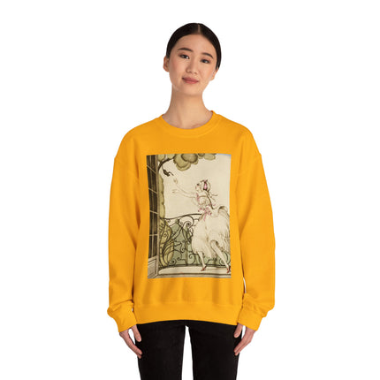 Sur talons rouges (On Red Heels) pl 02 by Gerda Wegener Heavy Blend™ Crewneck Sweatshirt