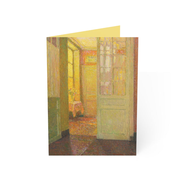 Interior, Window Light by Henri Le Sidaner Greeting Cards (1, 10, 30, and 50pcs)