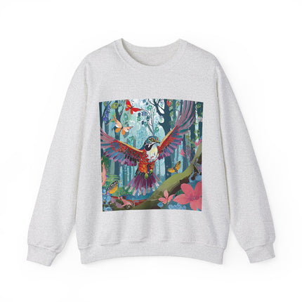 Colorful Raptor Unisex Heavy Blend™ Crewneck Sweatshirt