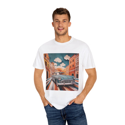 1960 Alfa Romeo Giulietta Unisex Garment-Dyed T-shirt