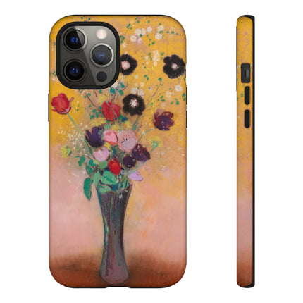Vase of Flowers by Odilon Redon Phone Cases