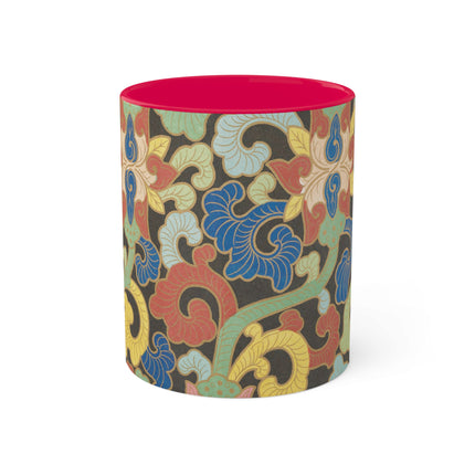 Examples of Chinese Ornament, Pl.12 by Owen Jones Colorful Mugs, 11oz