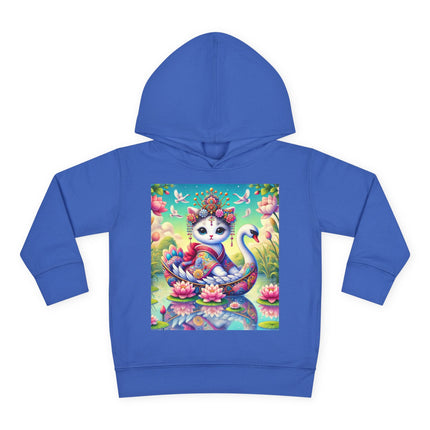 Geisha Kitten’s River Voyage Toddler Pullover Fleece Hoodie