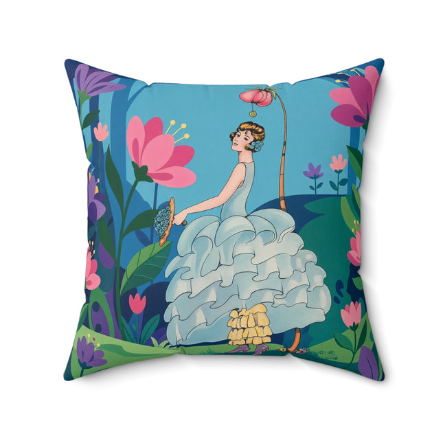 🌸🦩 The Lady Of The Fantastical Garden Scented Soy Candle – Art Deco Floral Whimsy