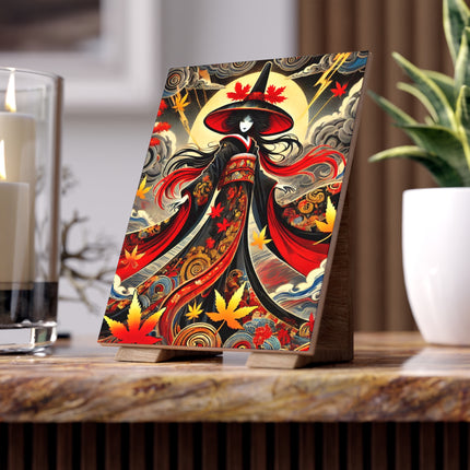 Kabuki Witch Ceramic Tile
