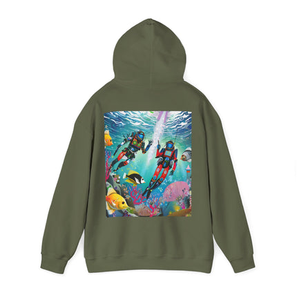 FBI Robot Dive Team – Heavy Blend™ Hooded Sweatshirt