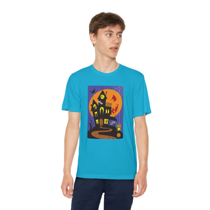 Halloween Night at the Haunted House Youth Competitor Tee