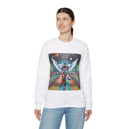 Samurai Robot Angels Unisex Heavy Blend™ Crewneck Sweatshirt