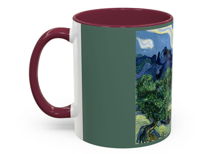 Olive Trees by Vincent Van Gogh Colorful Mugs (11oz, 15oz)